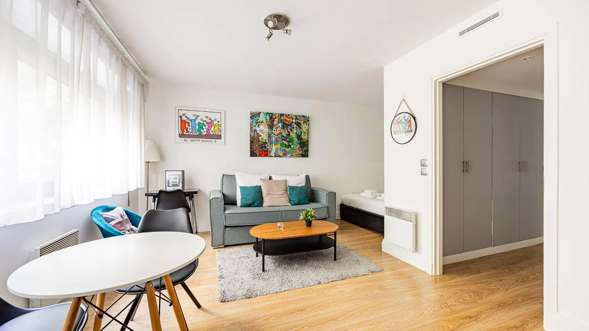 アパート パリStudio Cozy Arc De Triomphe Champs Elysees 8Emeアパートメント